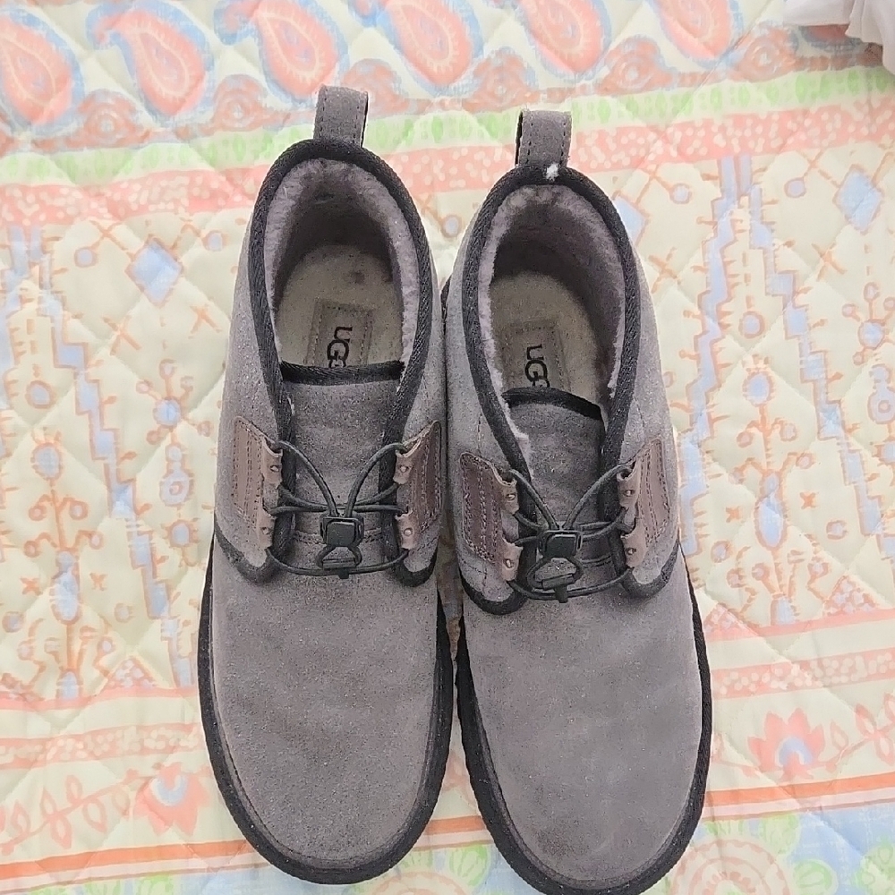 UGG Men's Gray Suede Shoes
